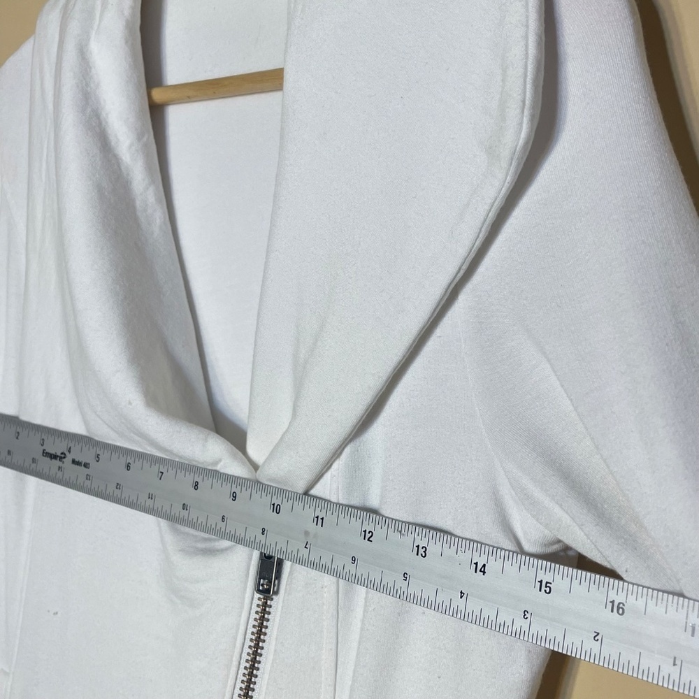 Isabel Marant White Sweater with Asymmetrical Zipper - Picture 7 of 7